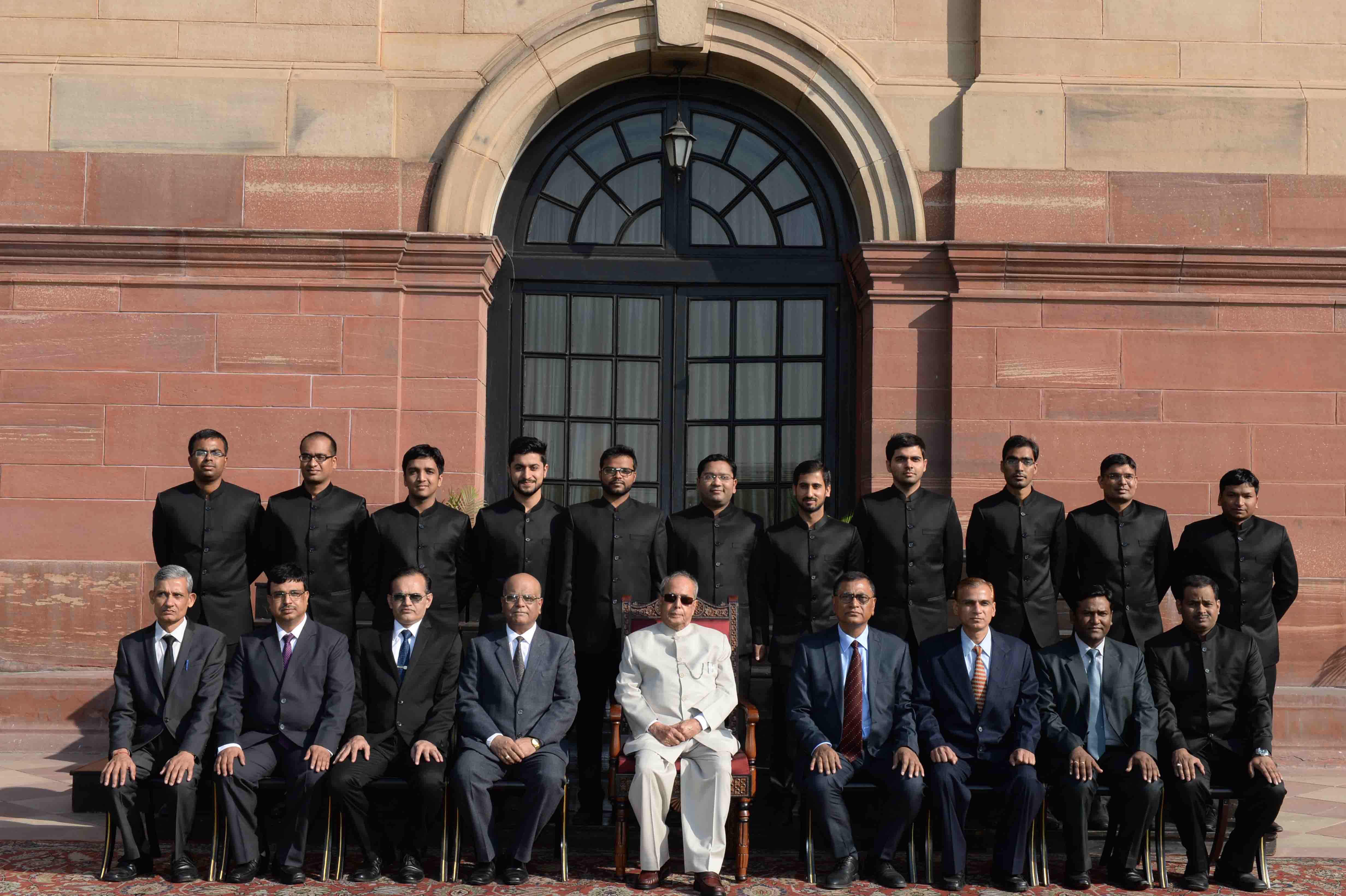 ITS 2014 Probationers Call on President and Vice-President